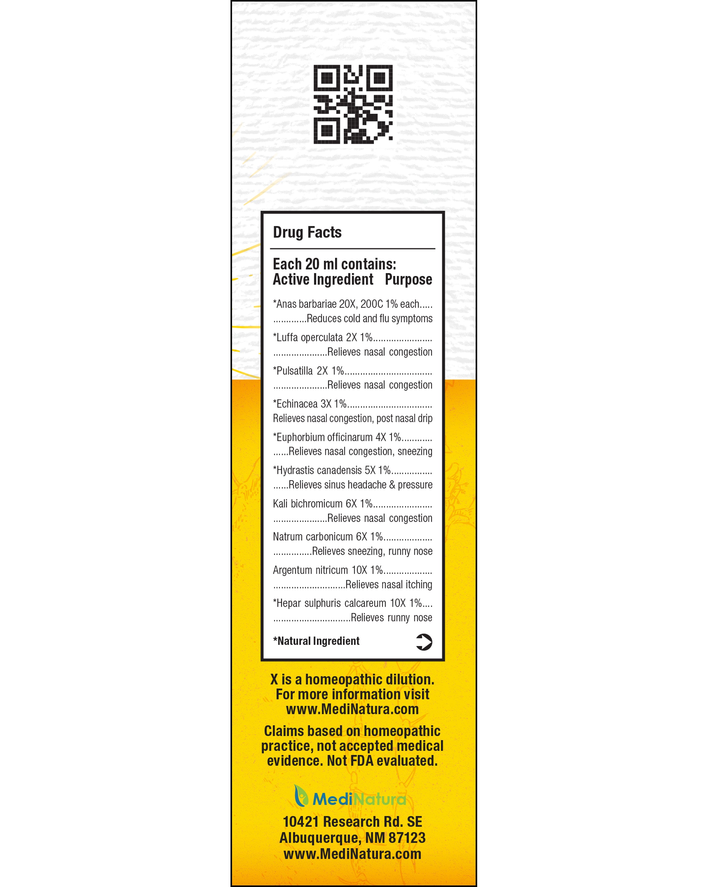 ReBoost Breathe Easy Decongestion Spray Facts