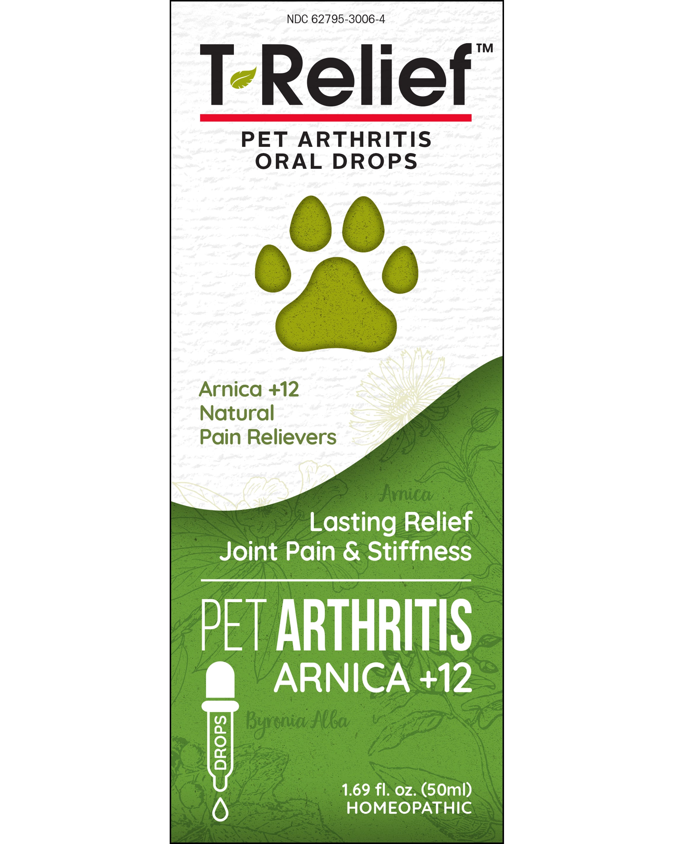 T-Relief PET Arthritis Drops 50ml Front