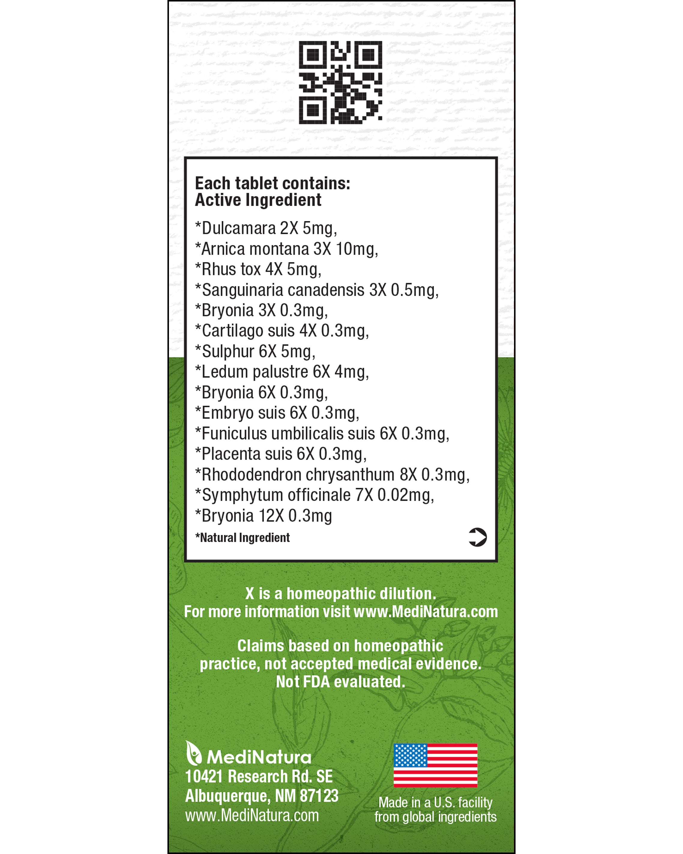 T-Relief PET Arthritis TABS 90ct Ingredient