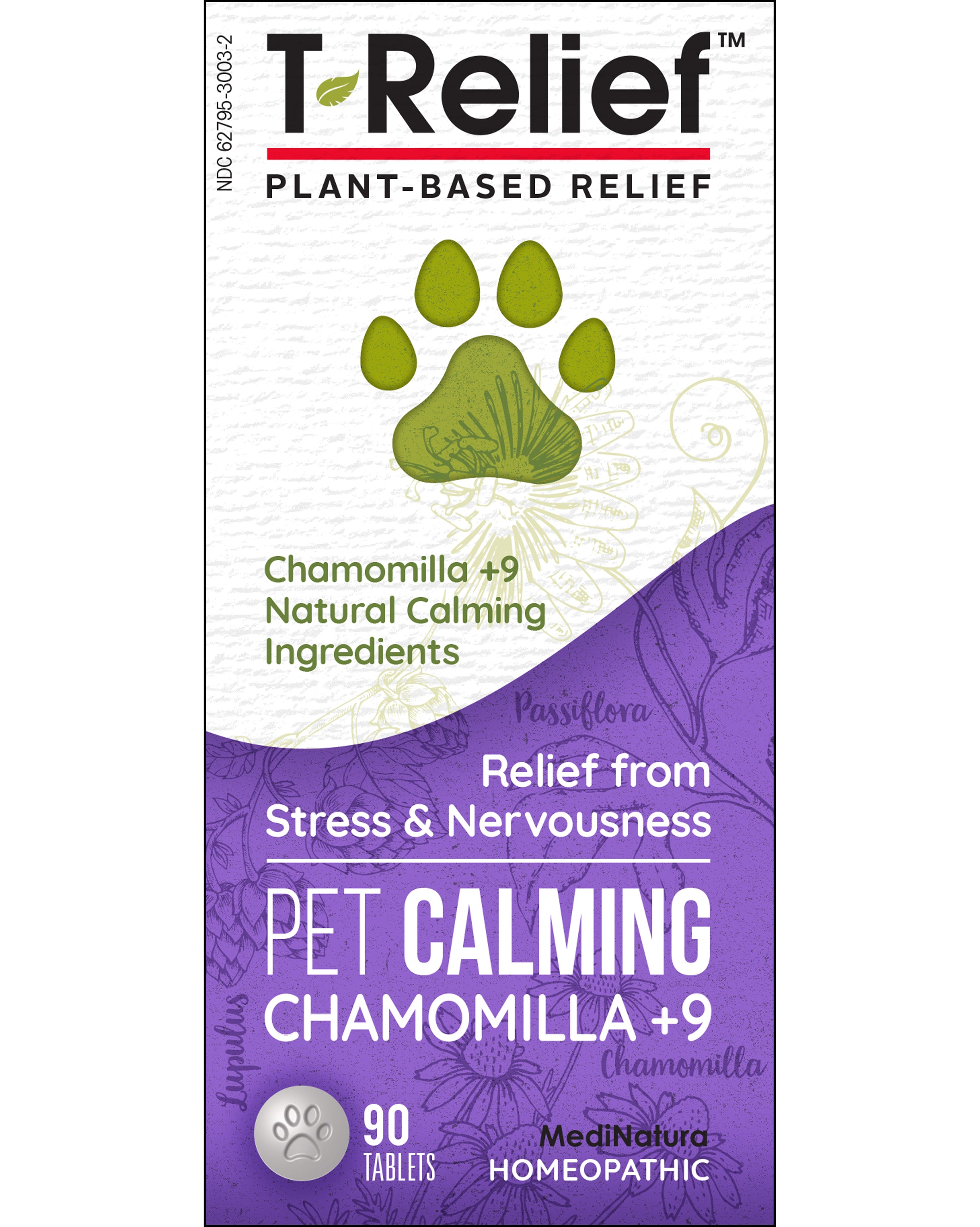 T-Relief PET Calm TABS Front