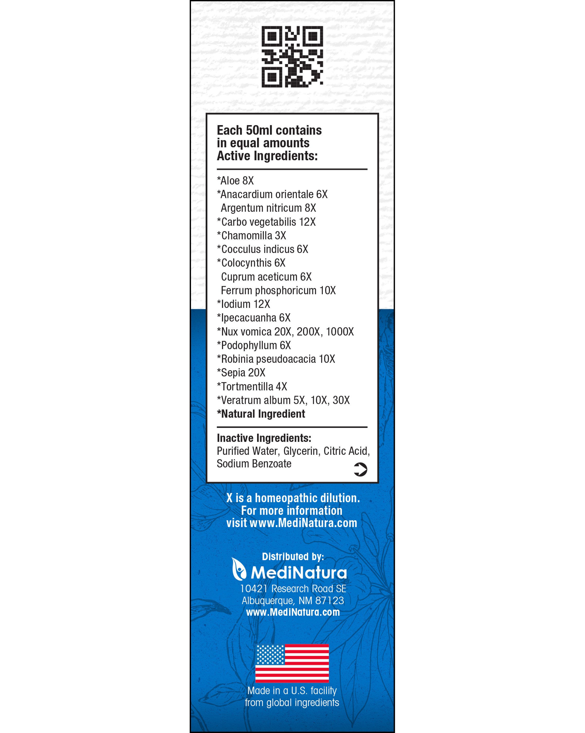 T-Relief PET Digestive Drops Ingredients