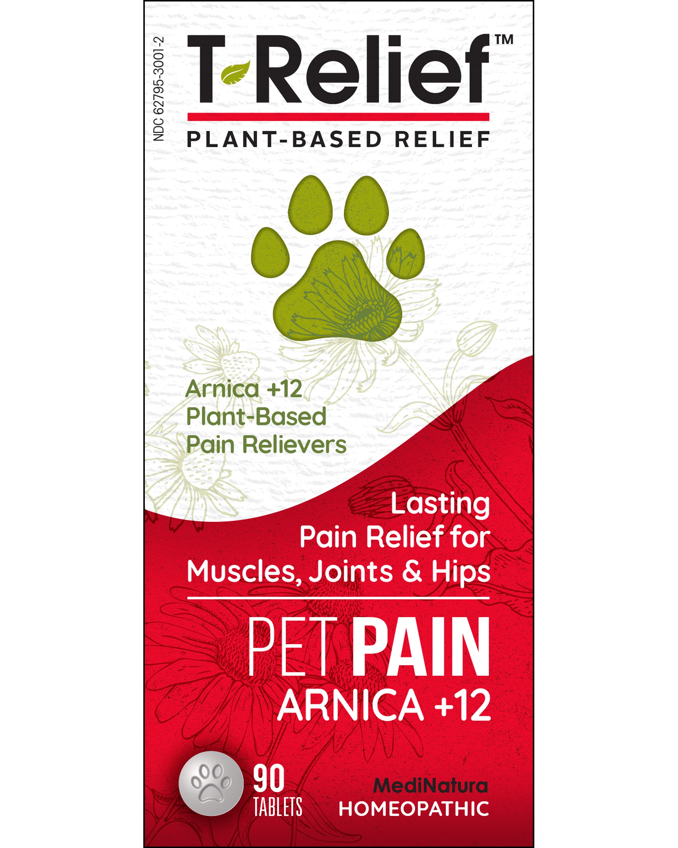 T-Relief PET Pain TABS Front