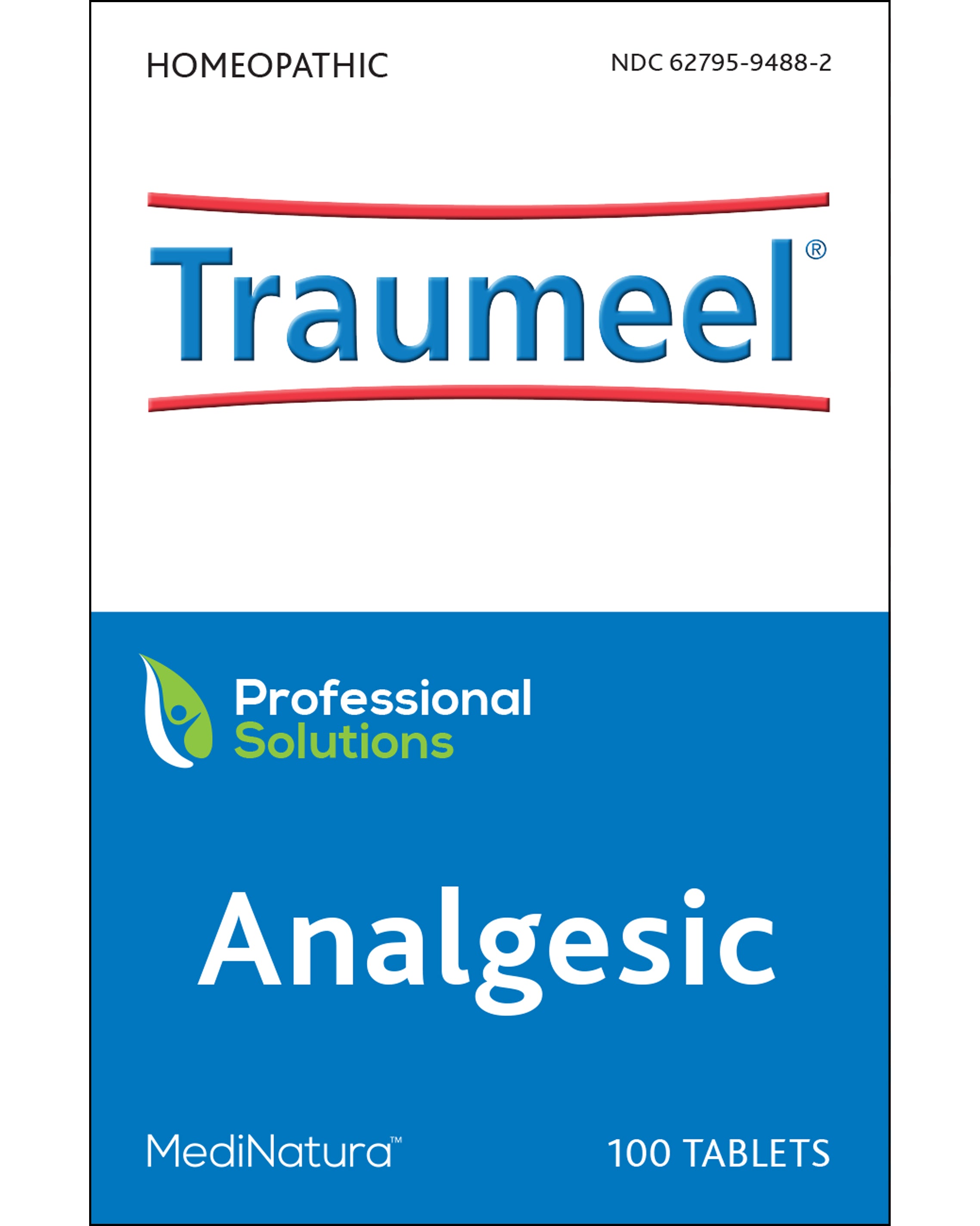 Traumeel TABS 100ct Front