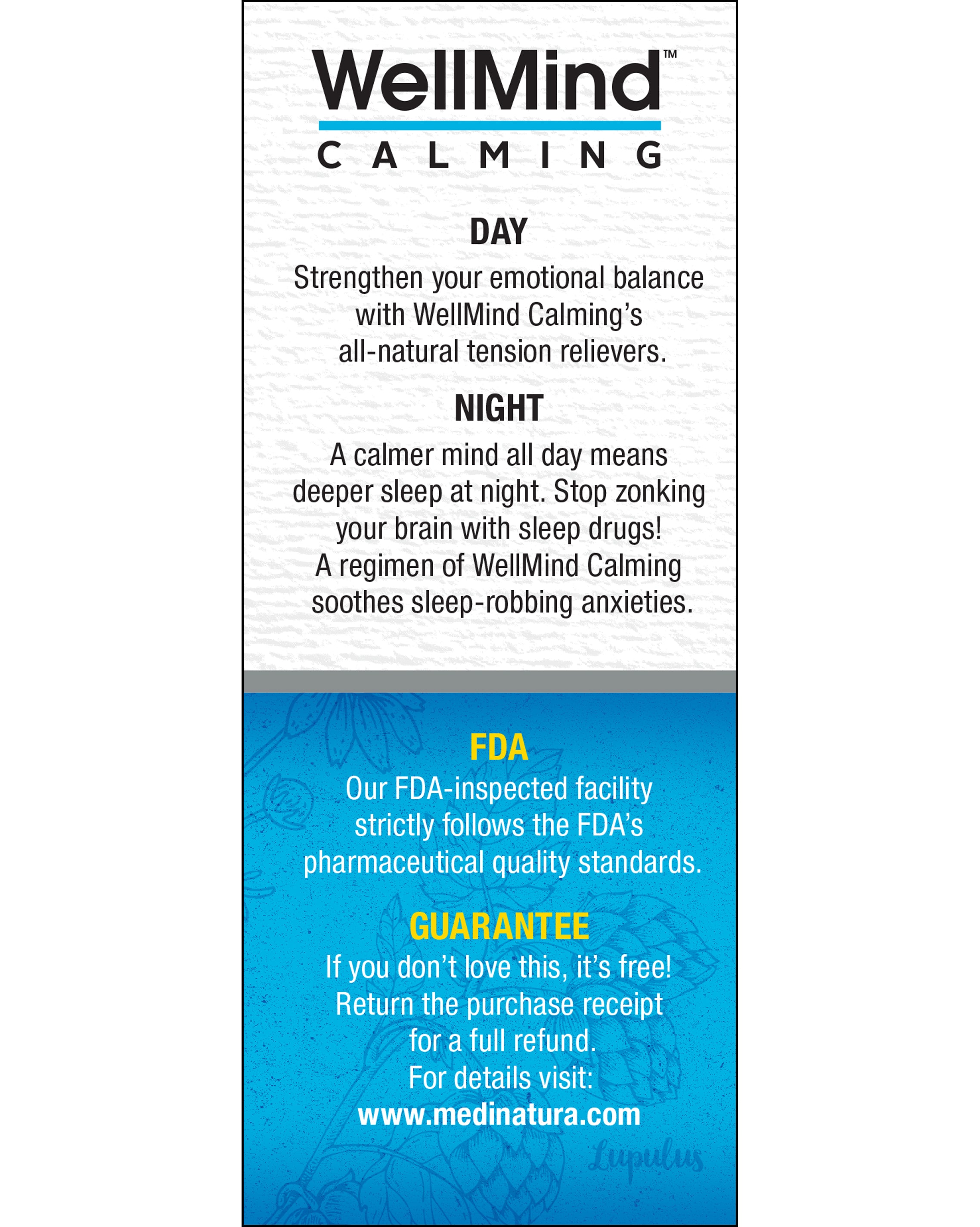 WellMind Calming 100 Tablets Guaranteed