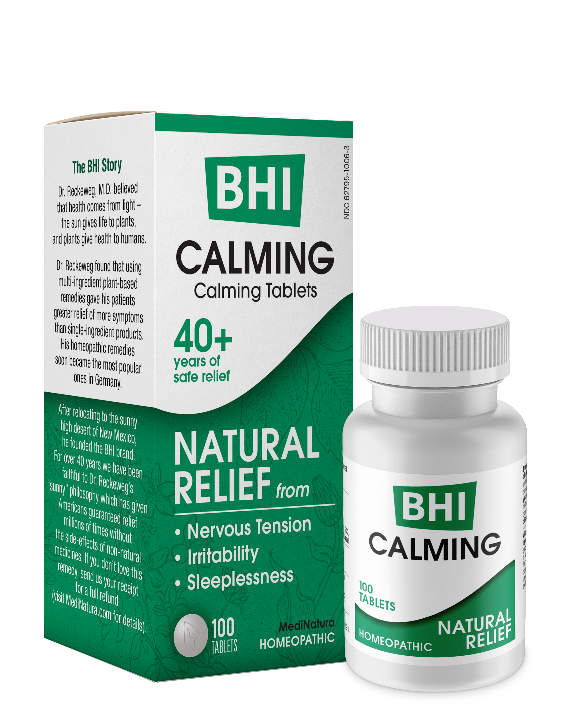 BHI Calming 100 Tablets