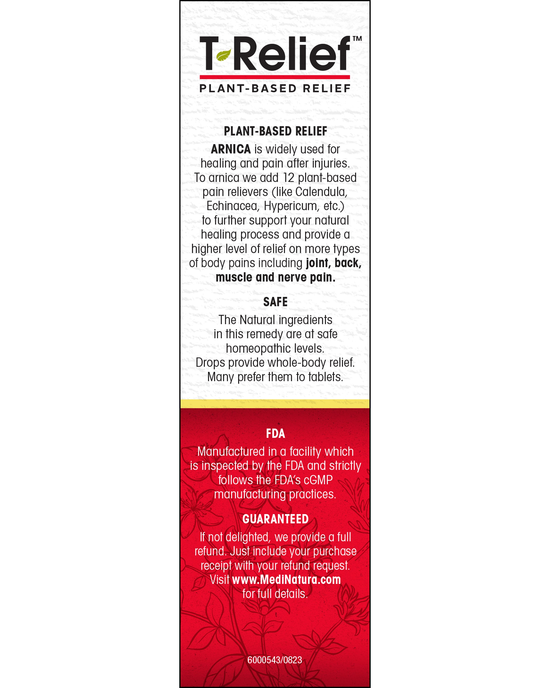 T-Relief Extra Strength Pain 1.69oz Oral Safe