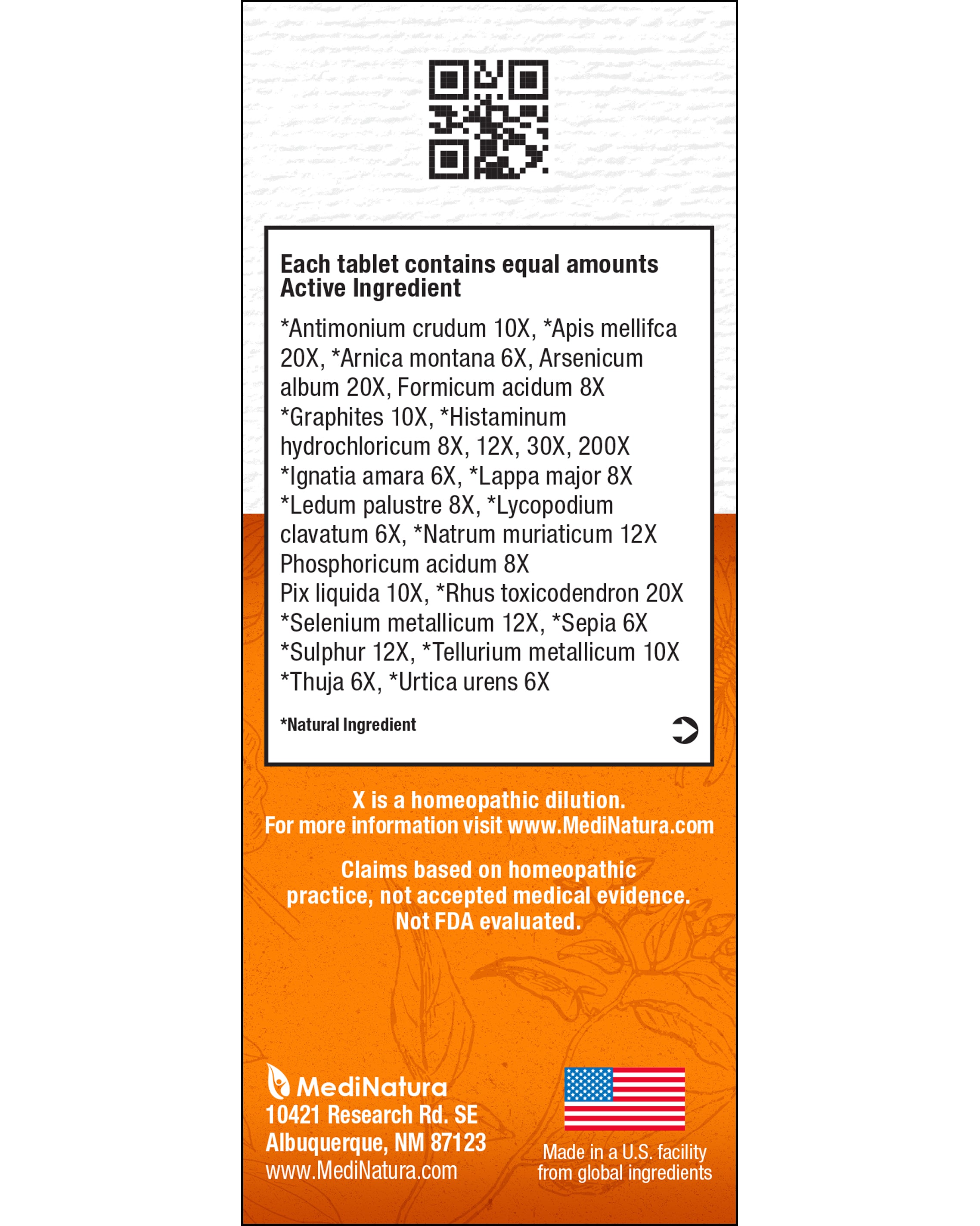 T-Relief PET Allergy TABS 90ct Ingredient