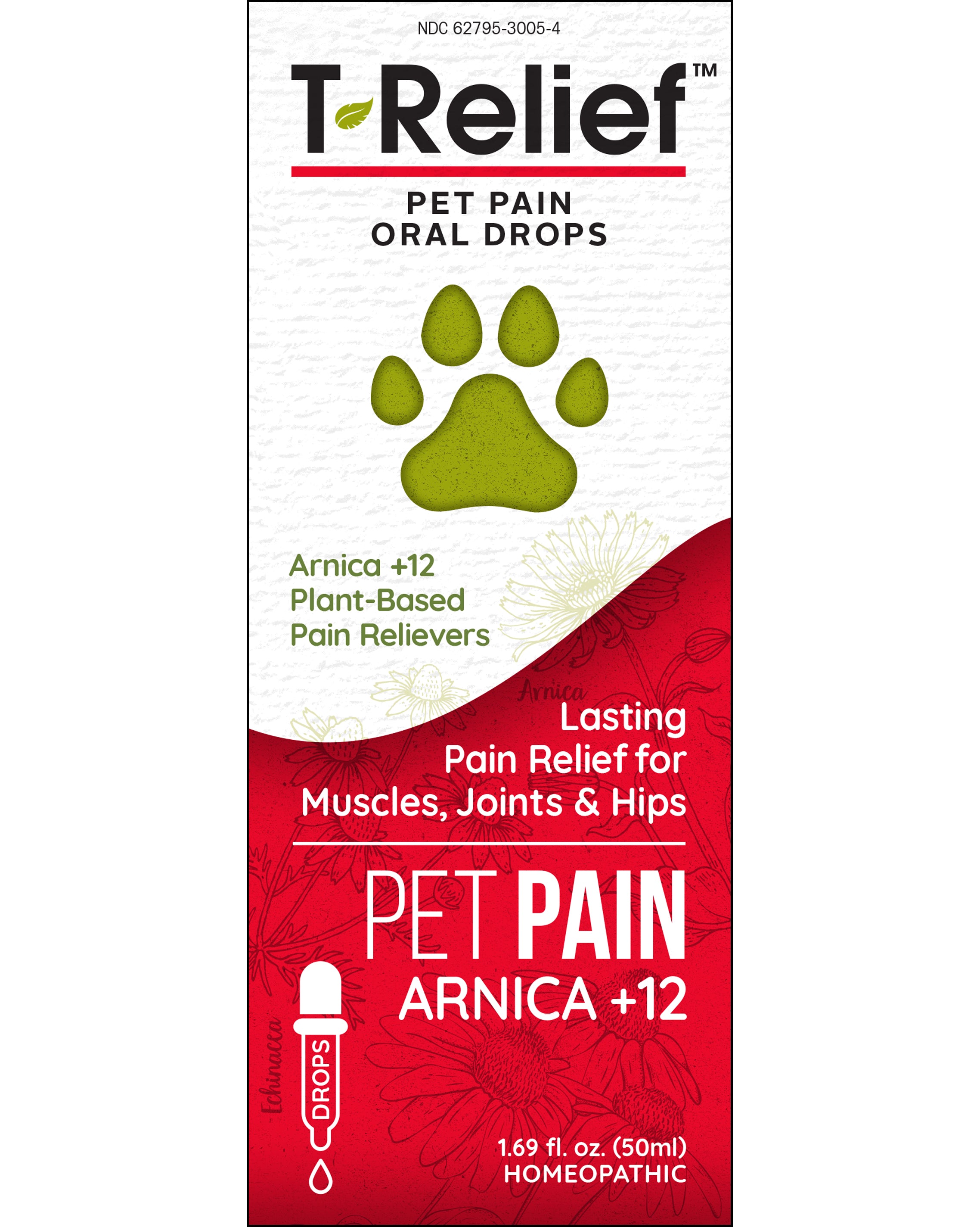 T-Relief PET Pain Drops Front