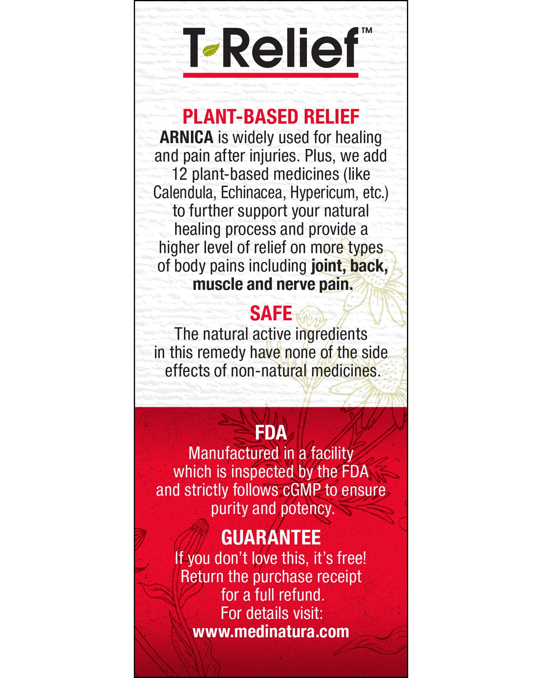 T-Relief Pain 100 Tablets Safe