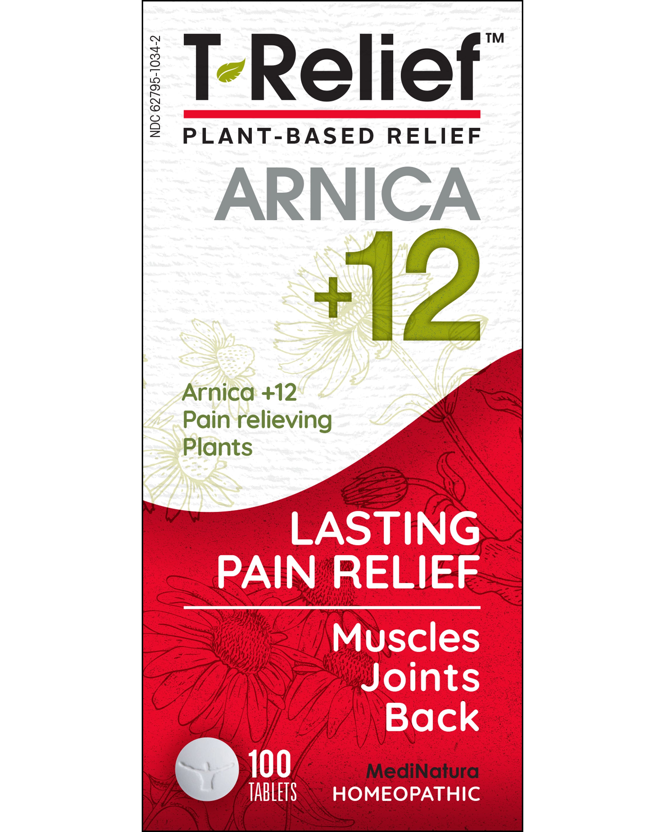T-Relief Pain 100 Tablets Front