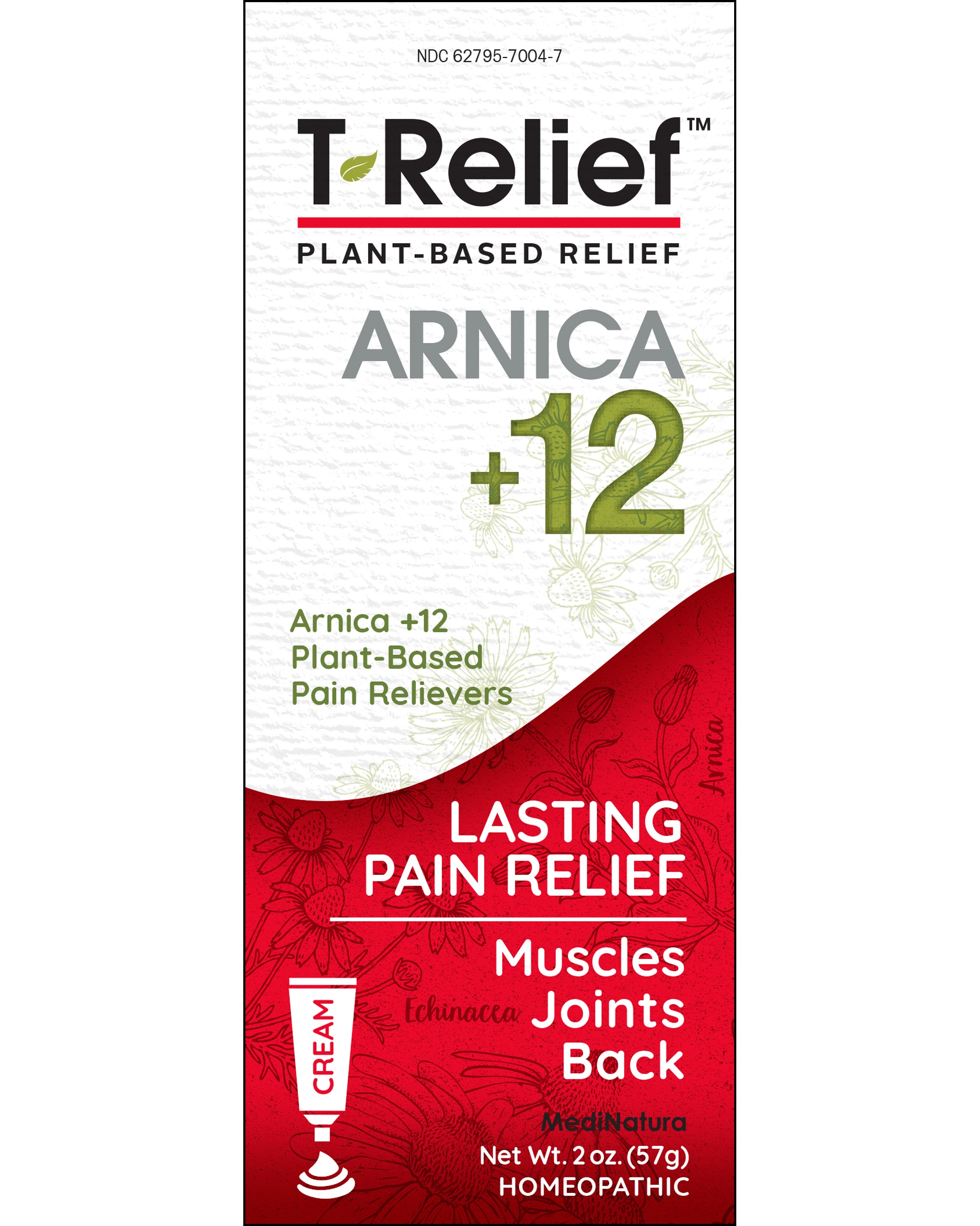 T-Relief Pain 2oz Cream Front