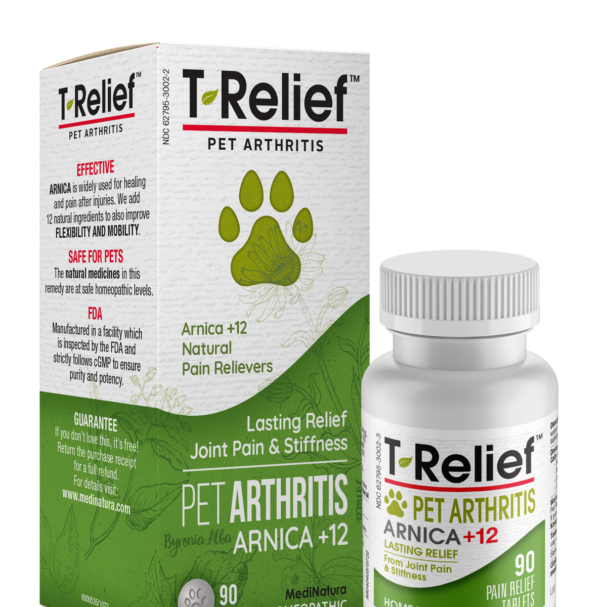 Joint Pain Safe Human Pain Meds For Dogs T-Relief Pet Arthritis