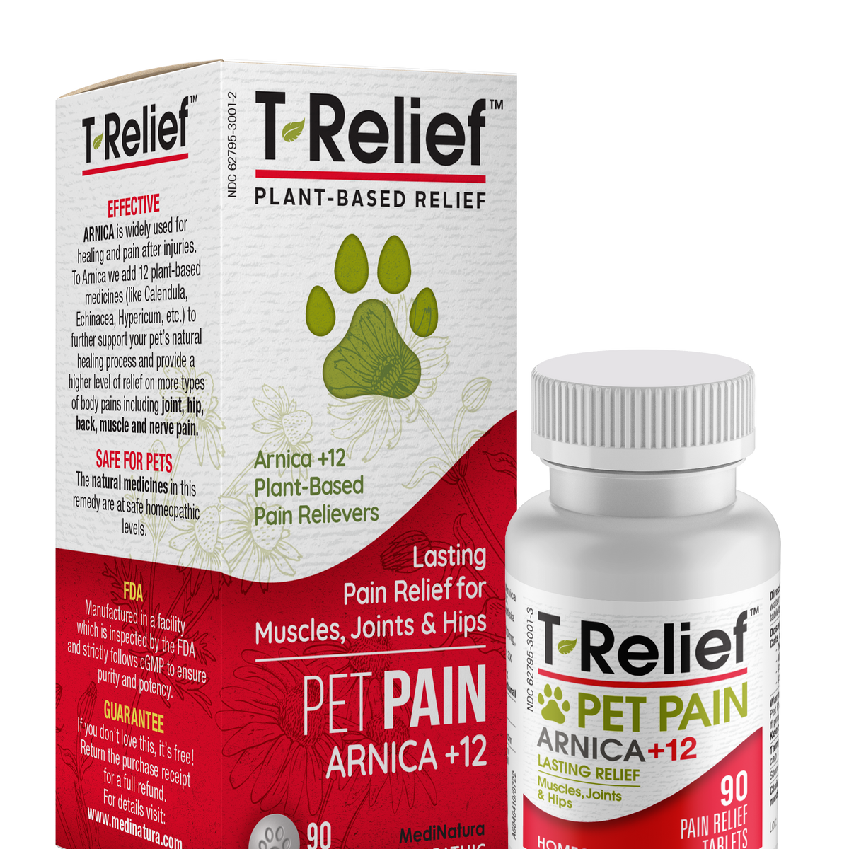 T-Relief Pet Pain 90 Tablets