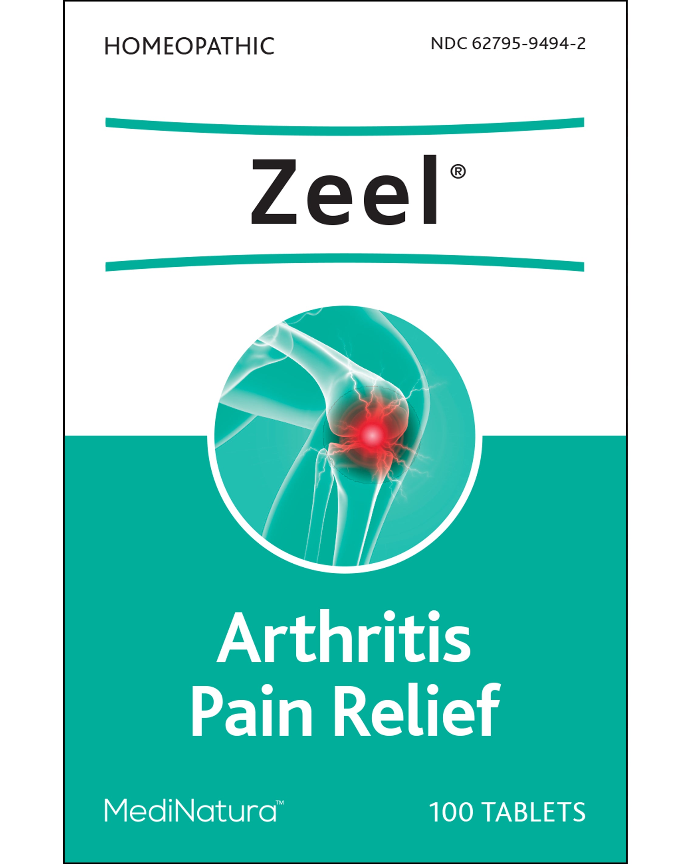 ZEEL Tabs 100ct Front