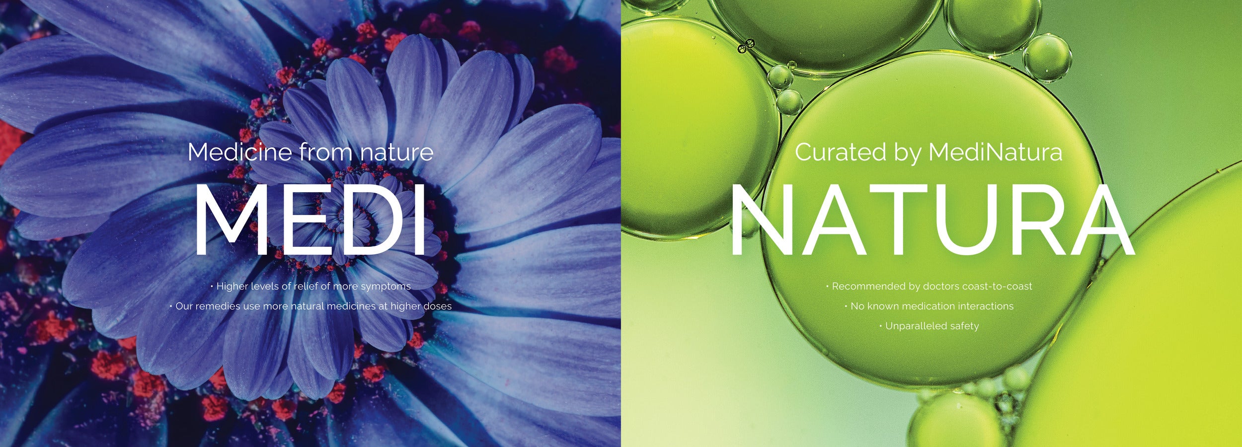 Medicine from nature, Curated by MediNatura Graphic