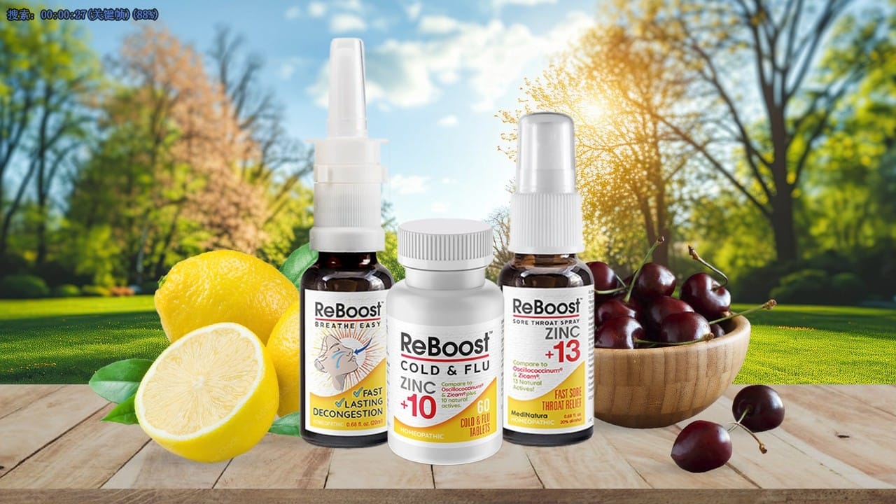 ReBoost Cold Flu Tablets Zinc video
